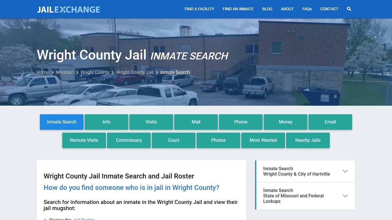 Inmate Search: Roster & Mugshots - Wright County Jail, MO